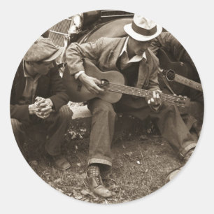 Adesivo Músicos da rua, Maynardville, Tennessee, 1935