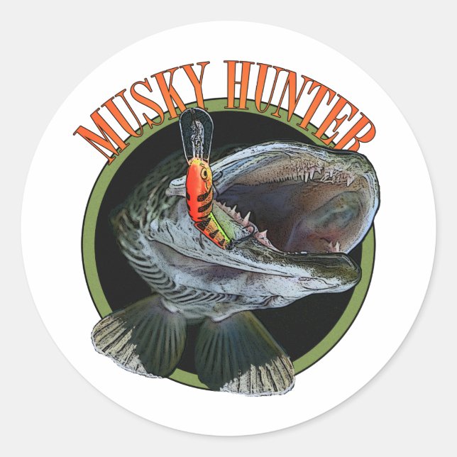 Adesivo Musky Hunter 7 (Frente)