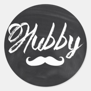 Adesivo Mustache Groom Honeymoon hubby