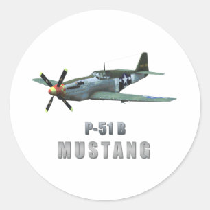 Adesivo Mustang de P-51 B