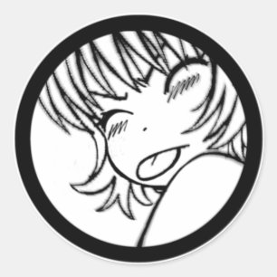 Adesivo muuhh - anime bonito - >_< do kawaii