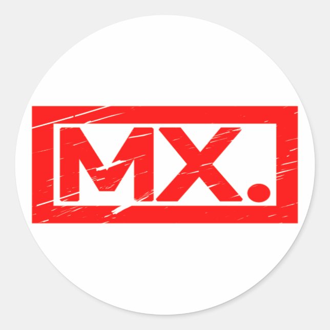 Adesivo Mx Carimbo (Frente)
