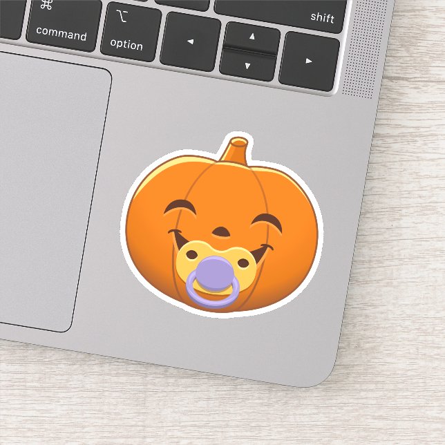 Adesivo My First Halloween Pacifier Pumpkin (Detalhe)