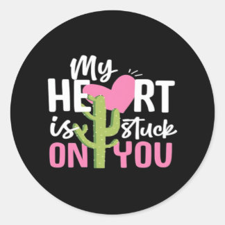 Adesivo My Heart Is Stuck On You Cactus Heartfelt Design