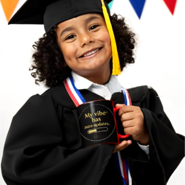 Adesivo My vibe has auto-updates – Funny Sticker (Criador carregado)