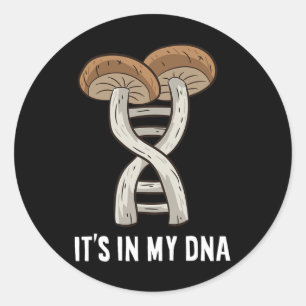 Adesivo Mycology Mushroom caçando Cogumelos Escolhidos Est