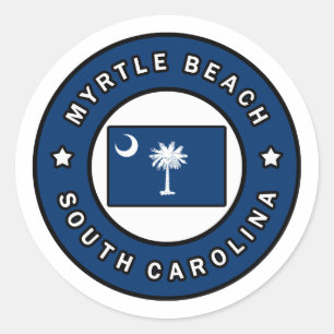 Adesivo Myrtle Beach Carolina do Sul