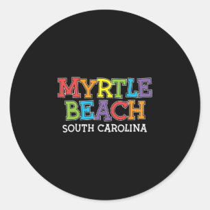 Adesivo Myrtle Beach Carolina do Sul Meninos Meninas Crian