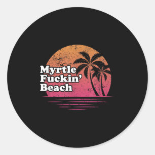 Adesivo Myrtle Beach Retro Funny Offensive T Shirt _ Gift