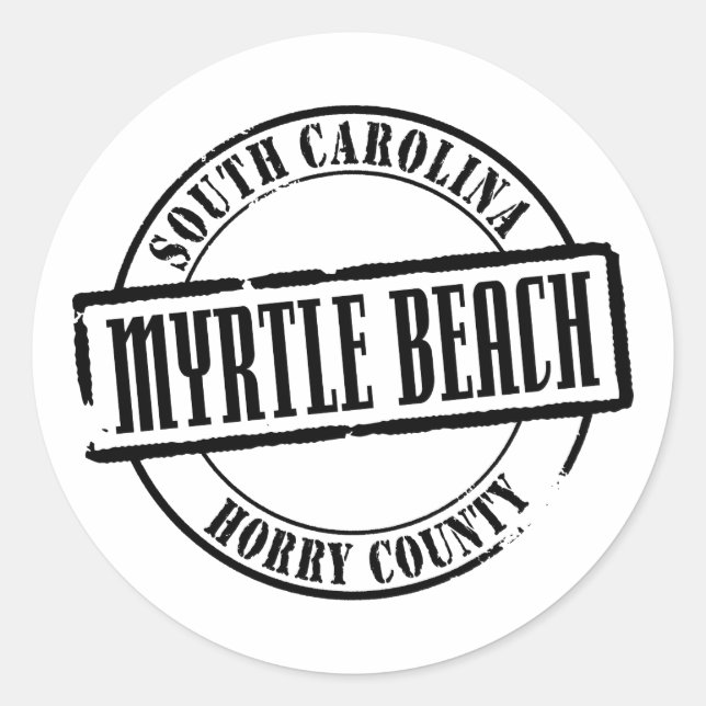 Adesivo Myrtle Beach Title (Frente)