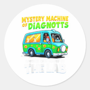 Adesivo Mystery Machine Of Diagnostics Lab Semana 2025