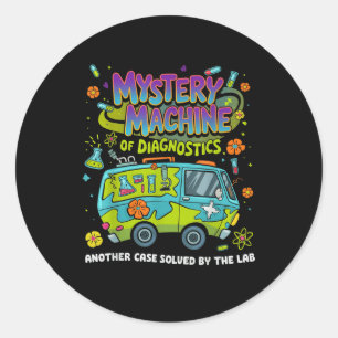 Adesivo Mystery Machine Of Diagnostics Lab Semana 2025 Med