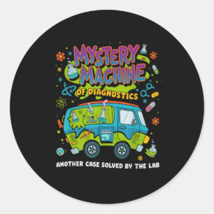 Adesivo Mystery Machine Of Diagnostics Lab Semana 2025 Med