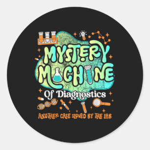 Adesivo Mystery Machine Of Diagnostics Lab Semana 2025 Med