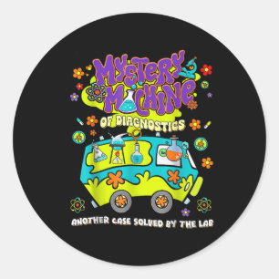 Adesivo Mystery Machine Of Diagnostics Lab Semana 2025 Med