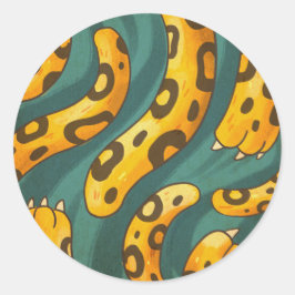 Adesivo Mystic Cheetah - Animal Pattern Illustration