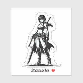 Adesivo Mystical Hunter Girl Of The North5