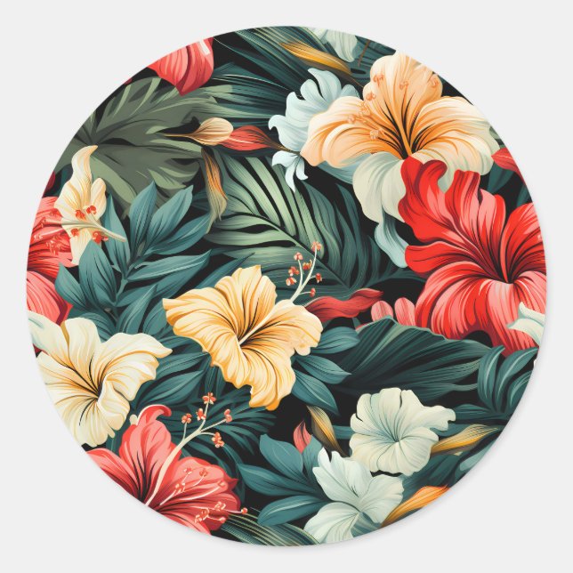 Adesivo Nº 19 Padrão Floral (Frente)