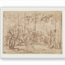 N.Poussin: Apolo e as musas no Monte Parnasso
