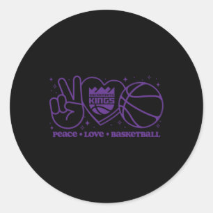 Adesivo N Sacramento Kings Paz Amor Caveira