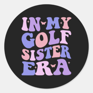 Adesivo Na Era Do Golfe, Irmã Esportiva Irmã Groovy Golf L