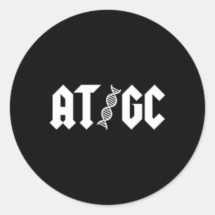 Adesivo Na fita de DNA da dupla hélice da biologia Gc Prof