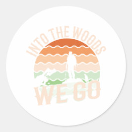 Adesivo Na floresta nós vamos