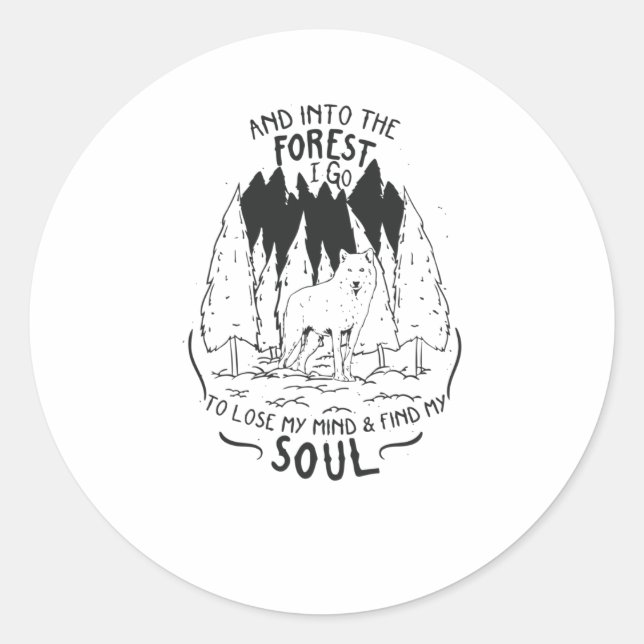 Adesivo na floresta que eu vou (Frente)