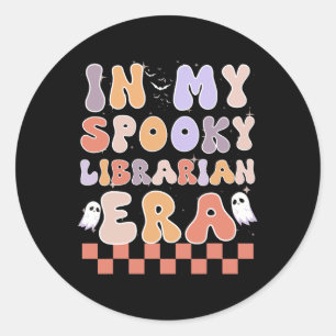 Adesivo Na Minha Biblioteca Spookarian Era Ghost Halloween