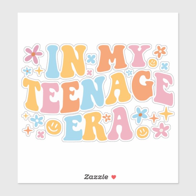 Adesivo Na Minha Época De Adolescência Eu (Folha)