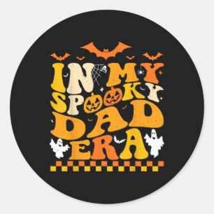 Adesivo Na Minha Época de Pai, Halloween, Pai Engraçado