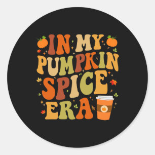 Adesivo Na Minha Época De Pumpkin, O Retro Engraçado Cai V