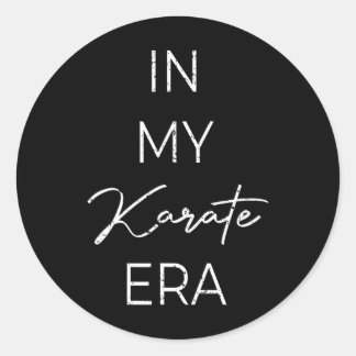 Adesivo Na Minha Época Do Karate 1