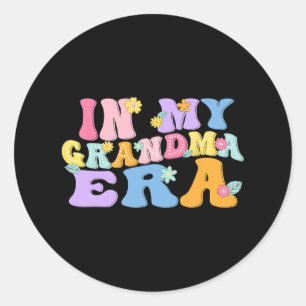Adesivo Na Minha Época Vovó Engraçado Vovó Groovy Mothe