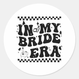 Adesivo Na Minha Era da Noiva Groovy Noiva Festa de Desped
