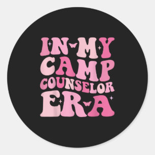 Adesivo Na Minha Era de Conselheiro de Acampamento Retro F