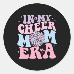 Adesivo Na Minha Era de Mãe de Cheer Groovy Cheerleading F
