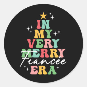 Adesivo Na Minha Era de Noiva Muito Alegre Natal Groovy Co