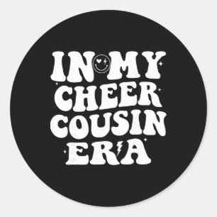Adesivo Na Minha Era de Prima de Cheer Cheerleading Mulher