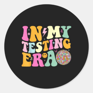 Adesivo Na Minha Era De Teste, Professor De Dia De Teste M