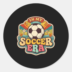 Adesivo Na Minha Era do Futebol Era Retro Groovy Vintage J