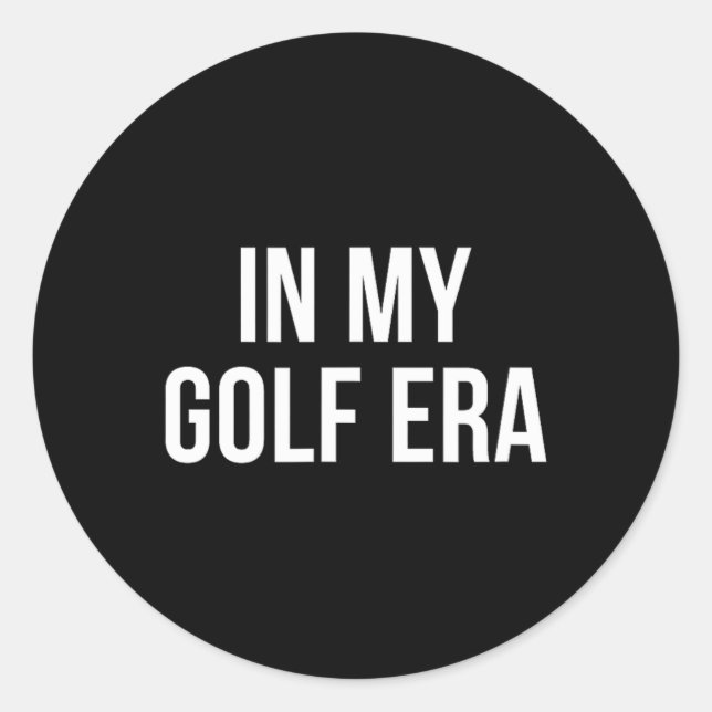 Adesivo Na Minha Era Do Golfe - (Frente)