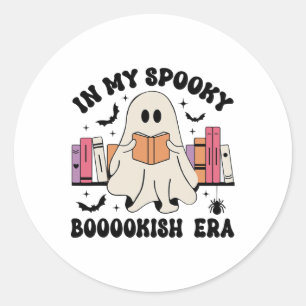 Adesivo Na Minha Era Spookish Books Ghost Books Halloween 