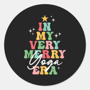 Adesivo Na Minha Feliz Era Yoga Yogi Groovy São