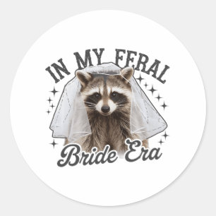 Adesivo Na minha noiva Feral Era Raccoon
