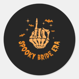 Adesivo Na minha parte de solteira de Halloween da Noiva d