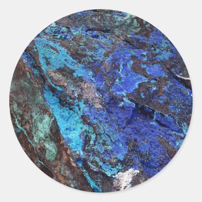 Adesivo Na moda Blue Marble Stone (Frente)