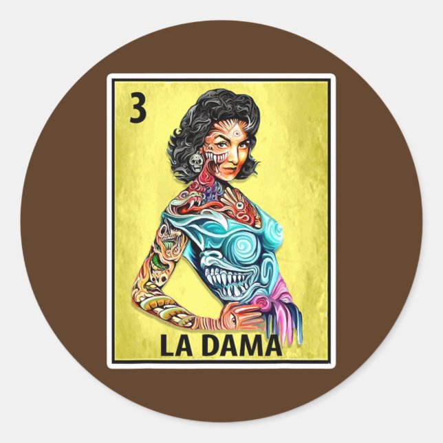 Adesivo Na moda da Loteria Las Damas (Frente)