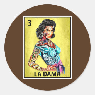 Adesivo Na moda da Loteria Las Damas