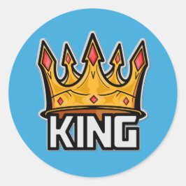 Adesivo Na moda King Crown Sticker